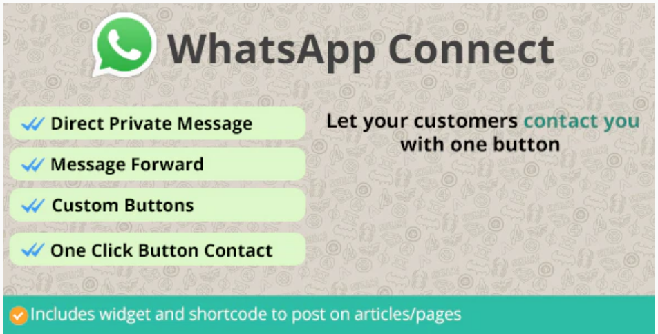 Best WhatsApp plugins - WhatsApp Connect