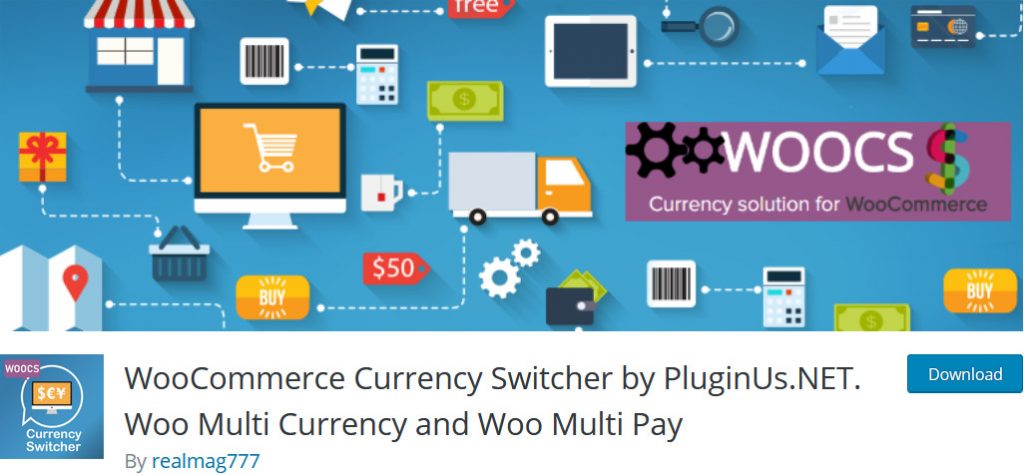 WooCommerce currency switcher - currency switcher by pluginus