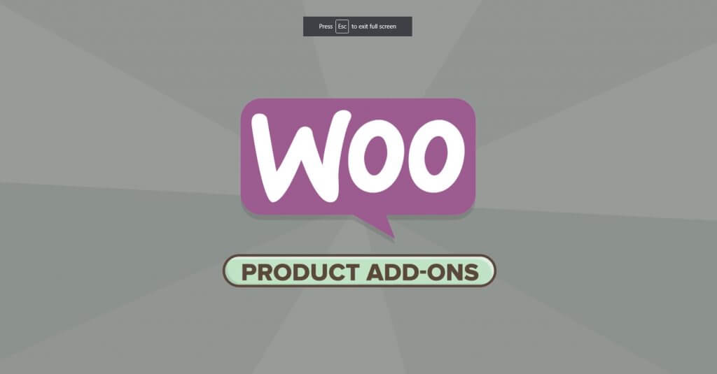 WooCommerce plugins - woocommerce products addon