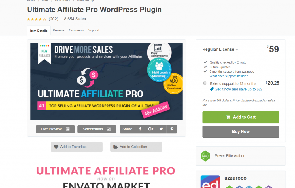 ultimate affiliate pro plugin