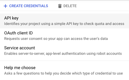 Choose-API-Key