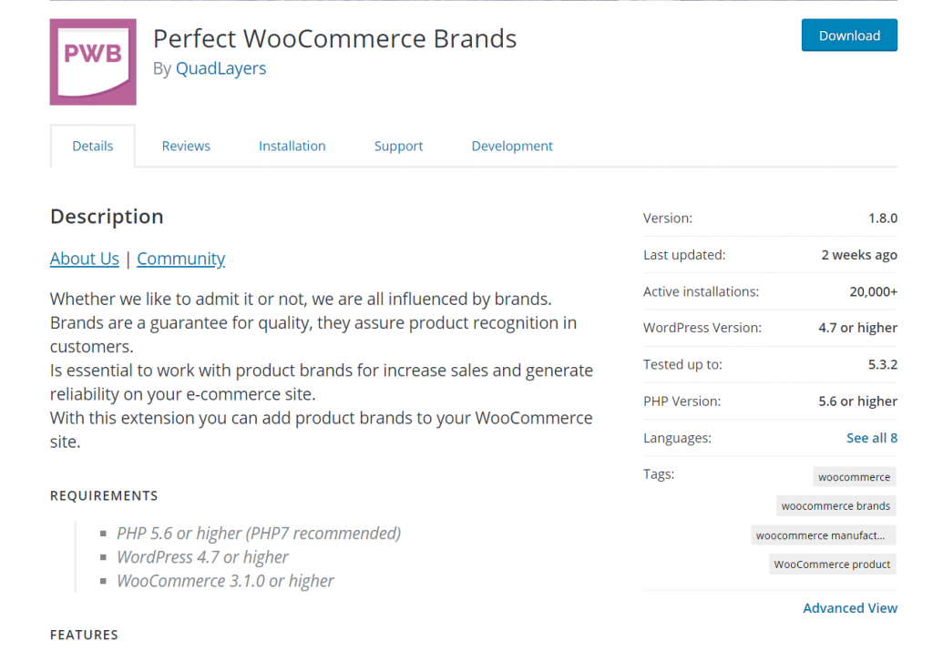 woocommerce brand plugins - perfect woocommerce brands
