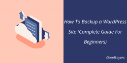 How To Backup a WordPress Site