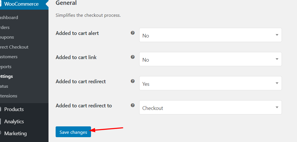 add quick buy button in woocommerce - WC direct checkout configuration