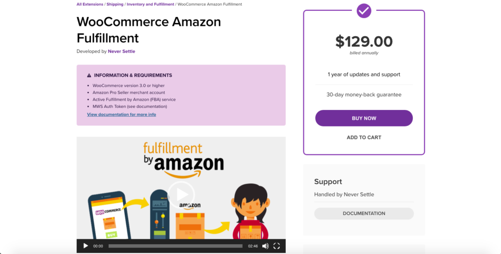 Integrate WooCommerce with Amazon - WC Amazon Fulfillment