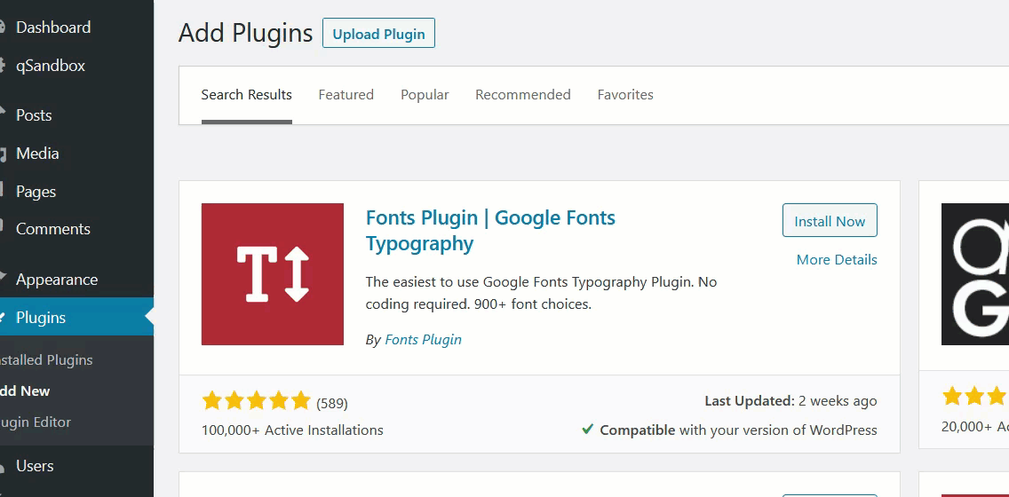 add google fonts to wordpress - Google Fonts plugin