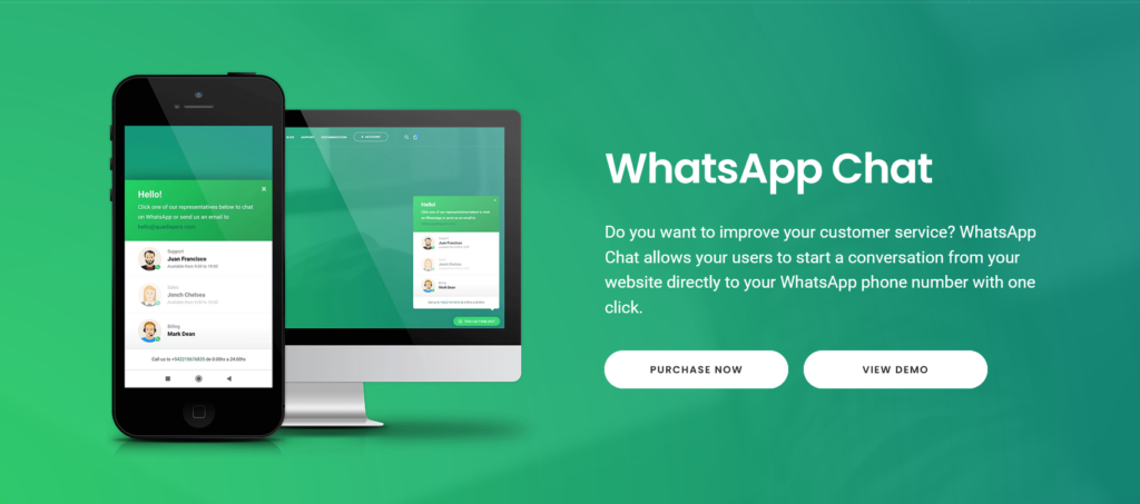 Add WhatsApp Chat to WordPress - Whatsapp chat plugin