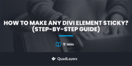 How to Make Any Divi Element Sticky