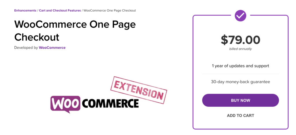 best woocommerce one page checkout plugins - one page checkout by woocommerce