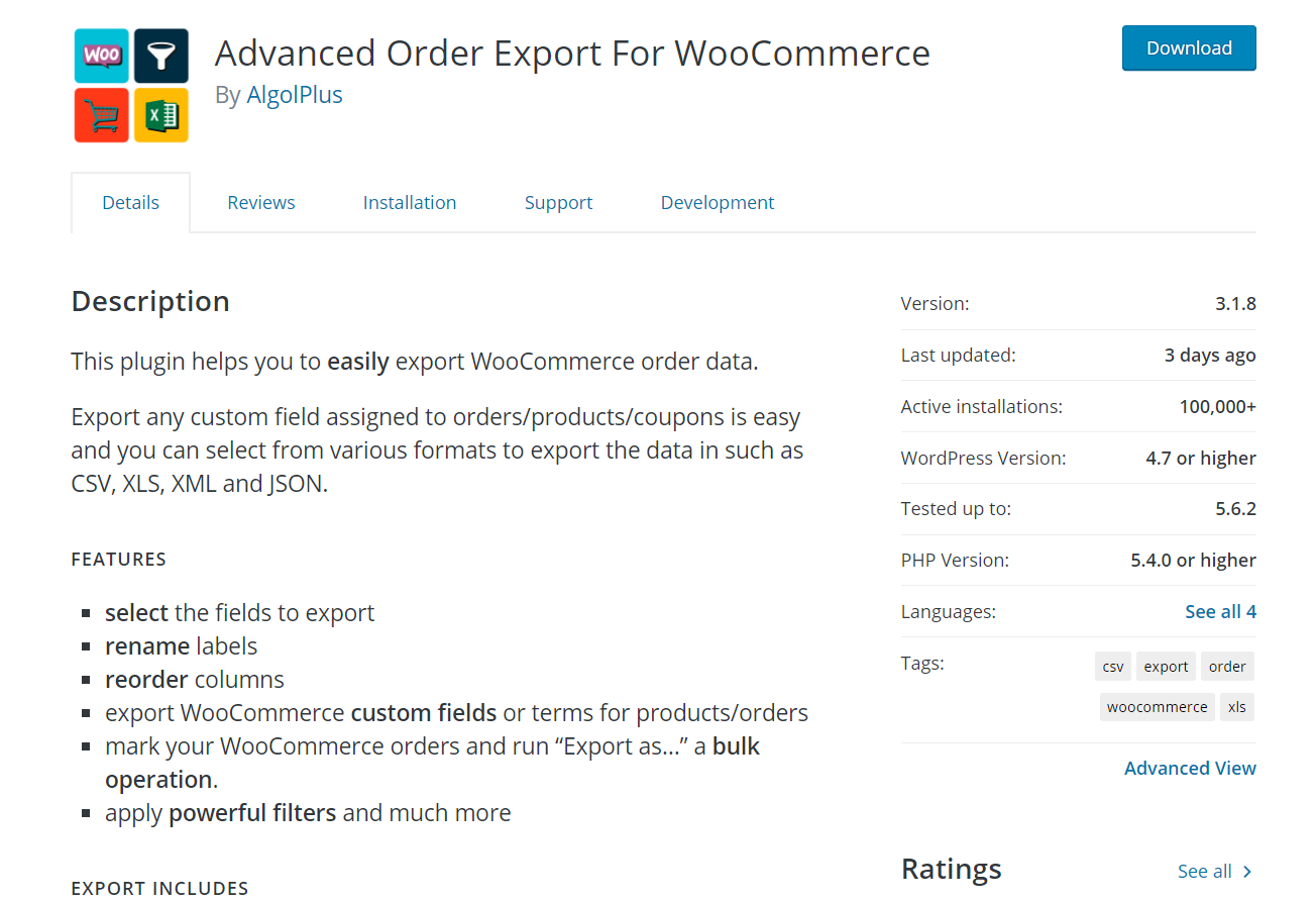 Woocommerce order. WOOCOMMERCE плагин. Advanced product fields for WOOCOMMERCE. Advanced order Export for WOOCOMMERCE nulled.