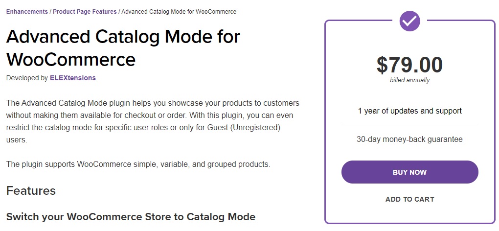 advanced catalog mode for woocommerce enable catalog mode in woocommerce