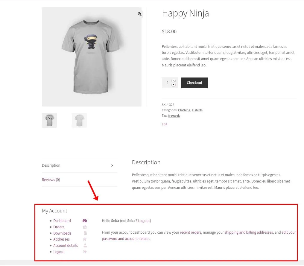 Customize woocommerce template files - Add shortcodes to wc template