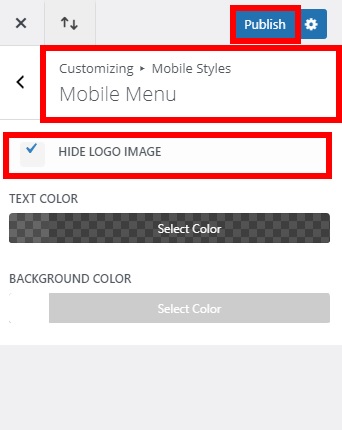 hide logo match desktop and mobile menu