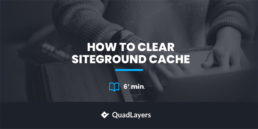 clear siteground cache