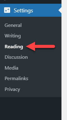 reading settings