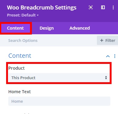 breadcrumb content tab customize woocommerce category page