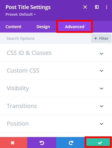 post title advanced tab customize woocommerce category page