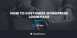customize wordpress login page