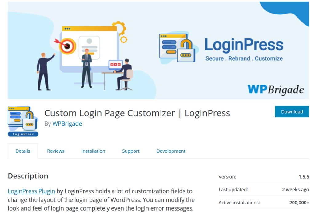 plugins to customize WordPress login page - loginpress