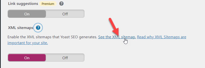 see all xml sitemaps