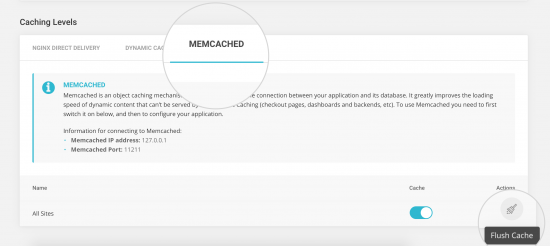 Clear Siteground Memcached