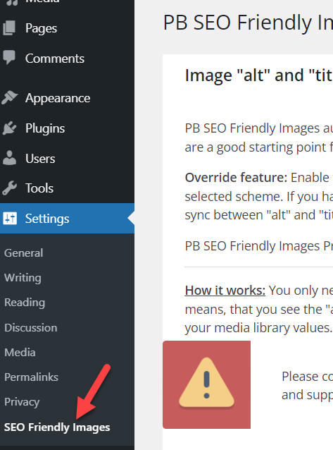 compress images in wordpress - seo friendly images settings