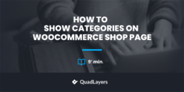 show categories on woocommerce shop page - featured image