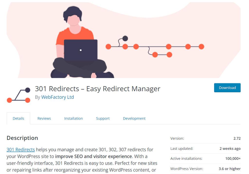 plugins to redirect a WordPress page - 301 redirects