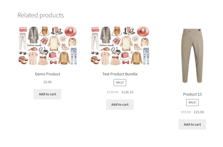 add wocommerce related products - edited related products