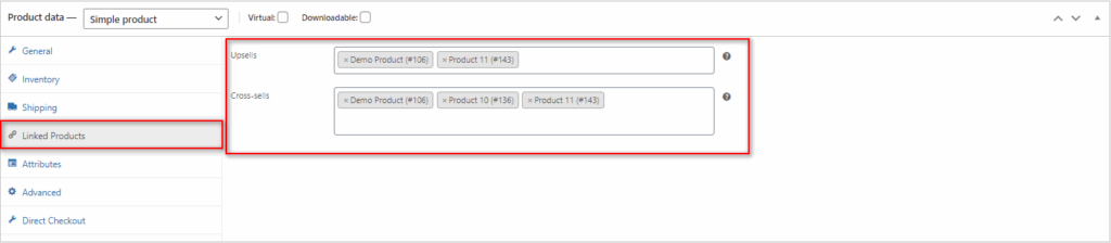 add woocommerce related products - linked products