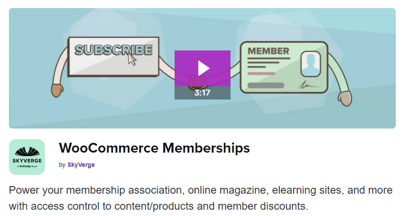 add woocommerce subscription product - woocommerce memberships