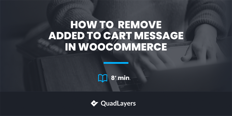 remove added to cart message - featured image
