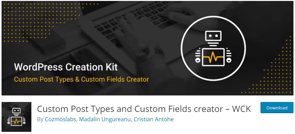 custom post type and custom fields creator custom post type plugins