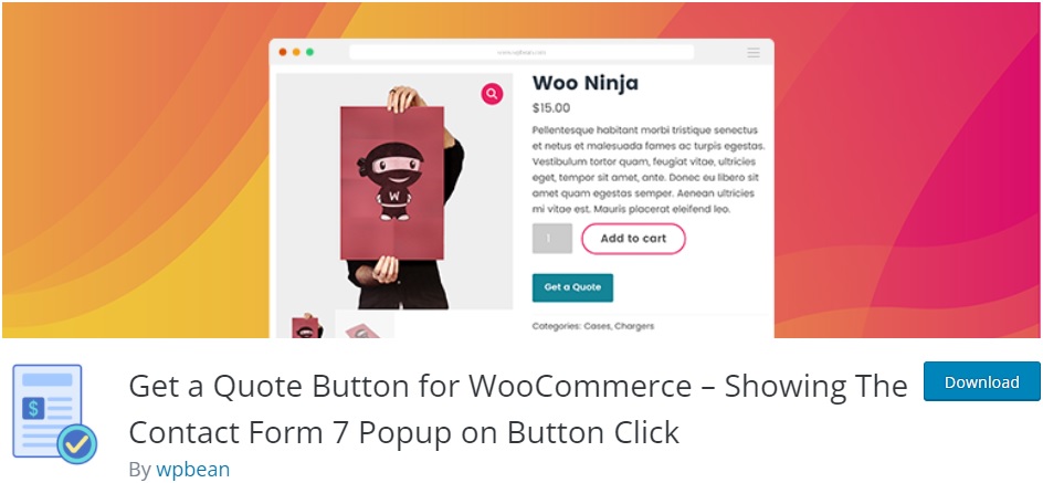 get a quote for woocommerce add woocommerce request a quote button