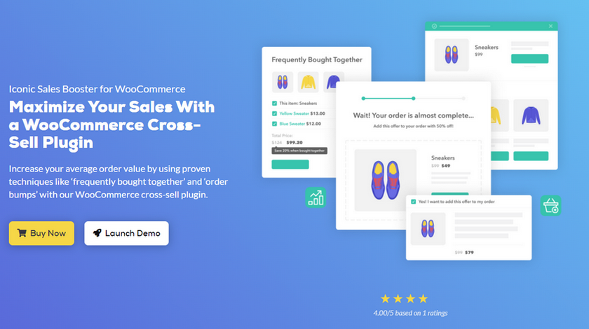 Best WooCommerce upsell plugins - iconic booster