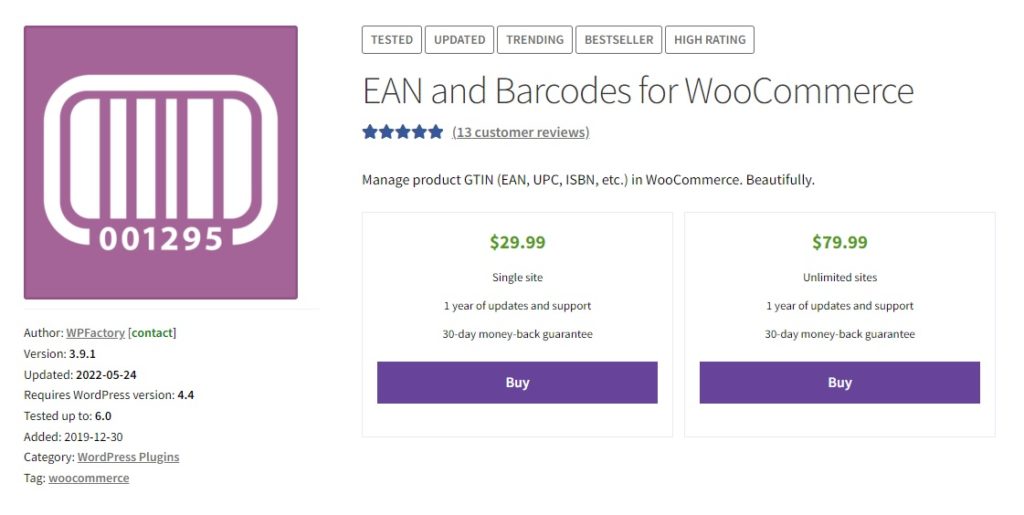 ean and barcodes woocommerce barcode and qr code plugins