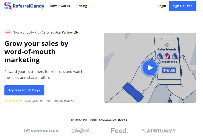 woocommerce referral plugins - referral candy