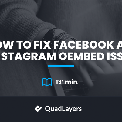 fix facebook and instagram oembed issue