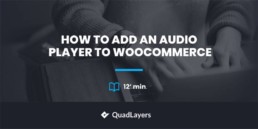how to add an audio player to woocommerce