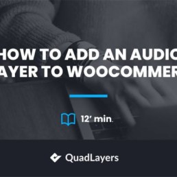 how to add an audio player to woocommerce