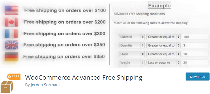 add woocommerce shipping classes - woocommerce advanced free shipping