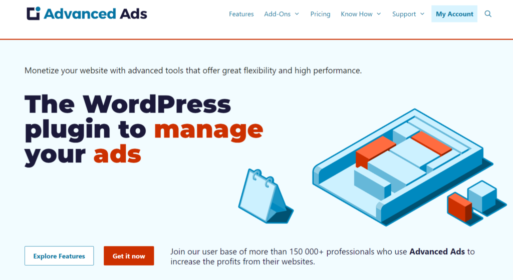 Advanced ads plugin for WordPress ad management