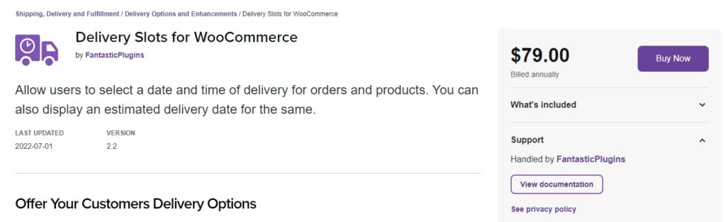 delivery slots for woocommerce delivery date plugins