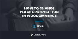 how to change place order button in woocommerce