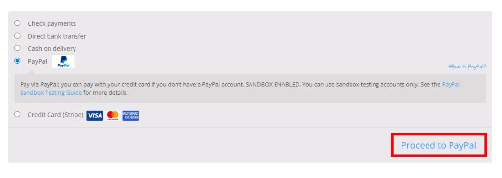 paypal example change place order button in woocommerce
