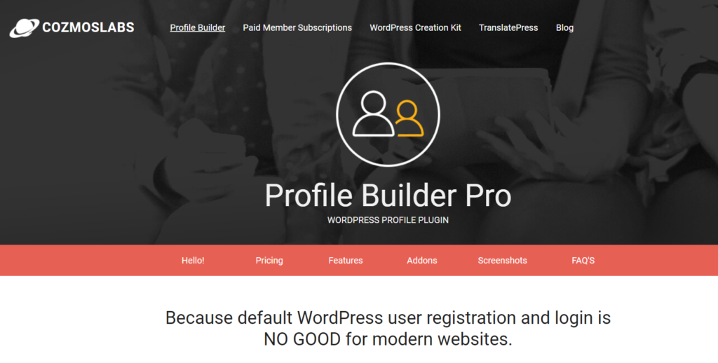profile builder pro