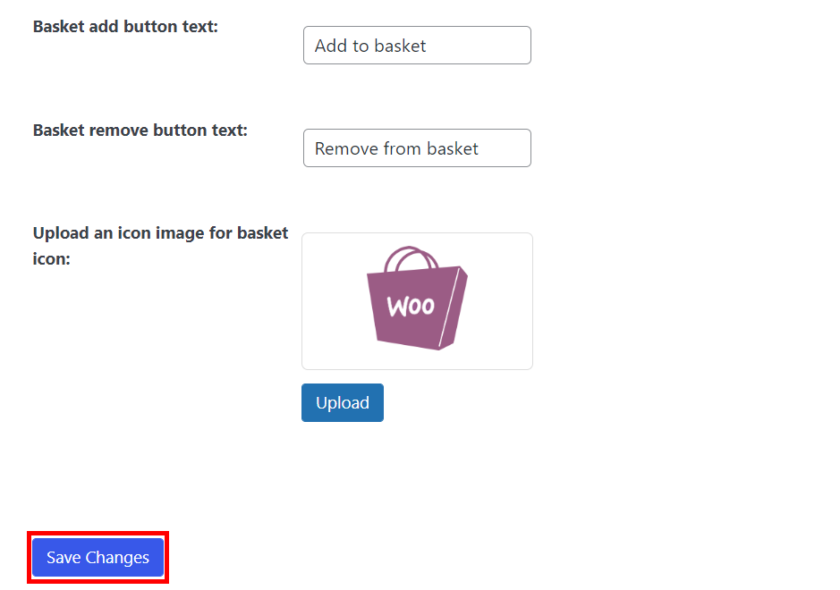 customize the basket feature in order reorder plugin