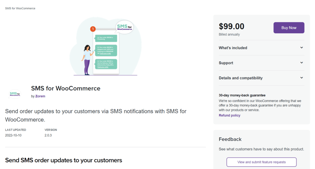 sms for woocommerce - best woocommerce SMS plugins