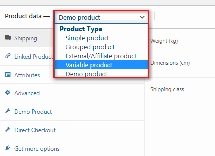 select custom product type while creating a new product