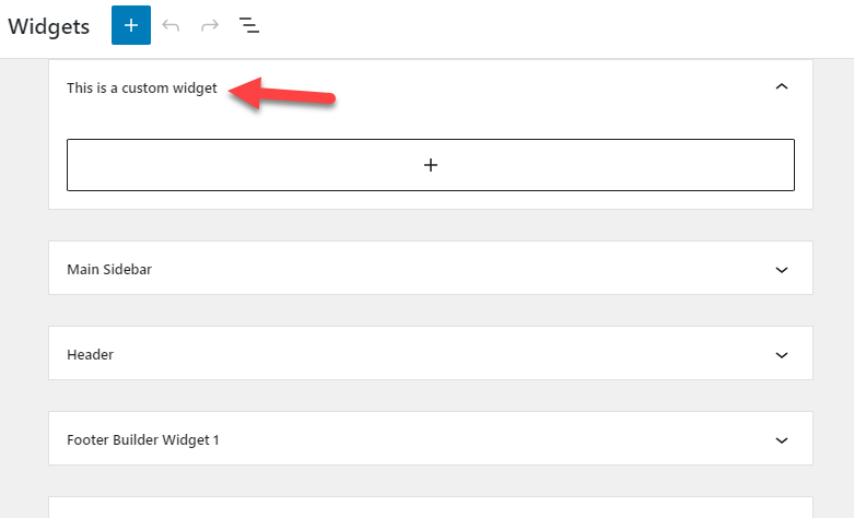custom widget added - create a custom sidebar in WooCommerce